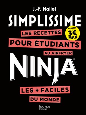 cover image of Simplissime Air fryer Ninja Etudiants